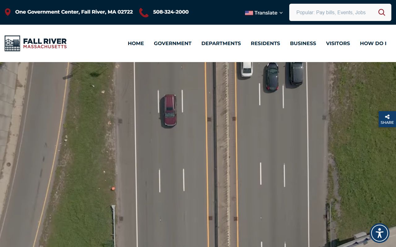 Fall River Massachusetts city website for marriage records